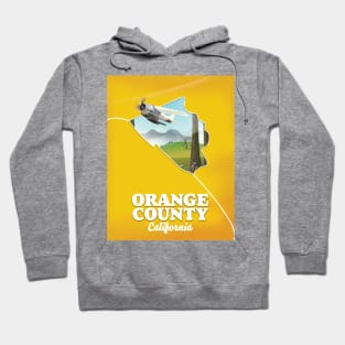 Orange County California Travel poster Hoodie